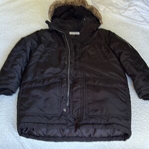 Kids Black Winter Jacket